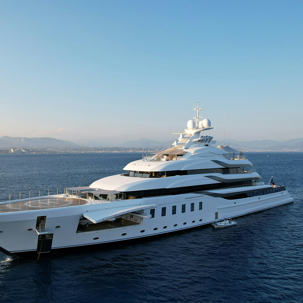Luxury Yacht Sailing in the Mediterranean