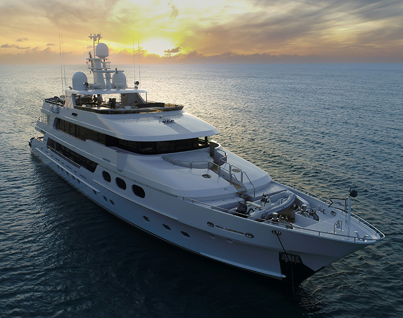 Luxury Yacht Sailing in the Mediterranean